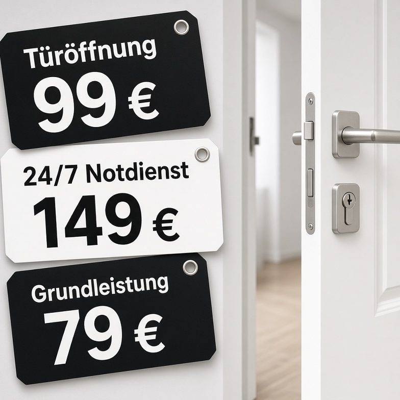 Schlüsseldienst Frankfurt bei der Türöffnungs Preise